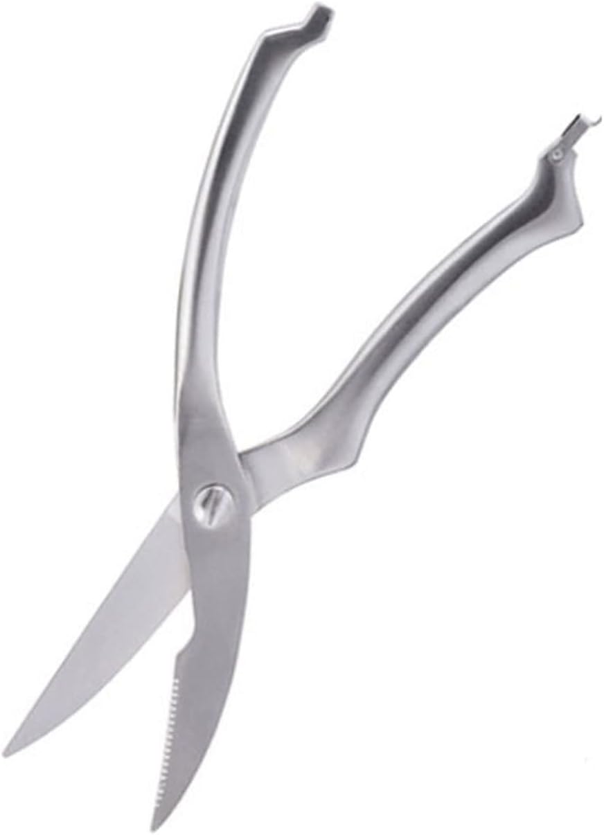 INLIMA Gardening Scissors Multi-functional Kitchen Scissors Heavy Duty Stainless Chicken Bone Scissor Kitchen Poultry Cook Tool Steel Gadget Shear Cut