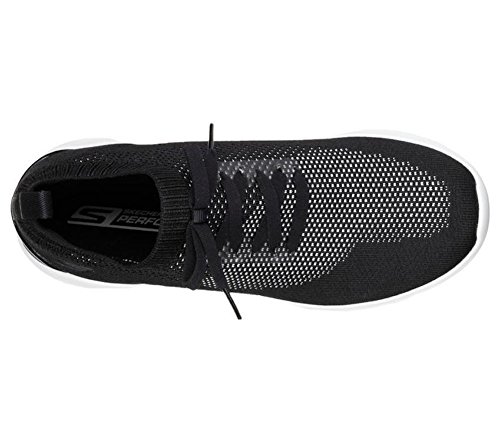 Skechers Men's GOstrike Running Shoes (11 D(M) US, Black/White)3