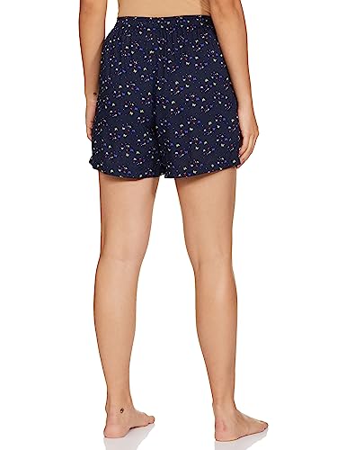 Image of Van Heusen Women's Cotton Lounge Shorts | Lightweight | Breathable Cotton | Relaxed fit | Printed | Comfortable Everyday Wear | Style 55501|Available in Pack of 1 & 2