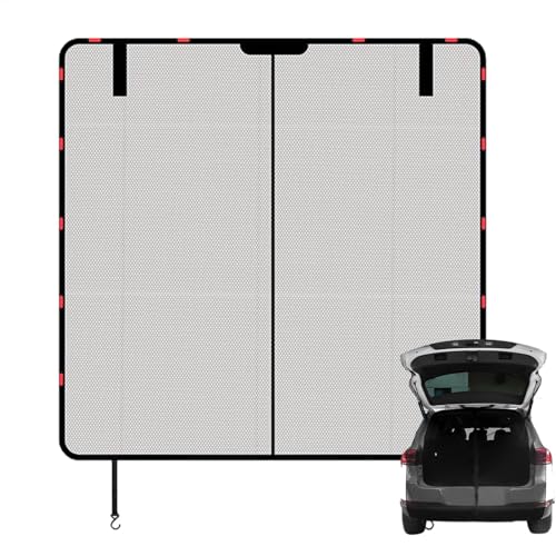 Mosquitera para coche portón trasero pantalla malla magnética red