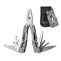 Multitool 14-in-1 mit Zange, Messer, Schraubendreher, Flaschenöffner und Nylonetui – Kompaktes und Robustes Multifunktionswerkzeug für Camping, Outdoor, Notfälle und Heimgebrauch (1)