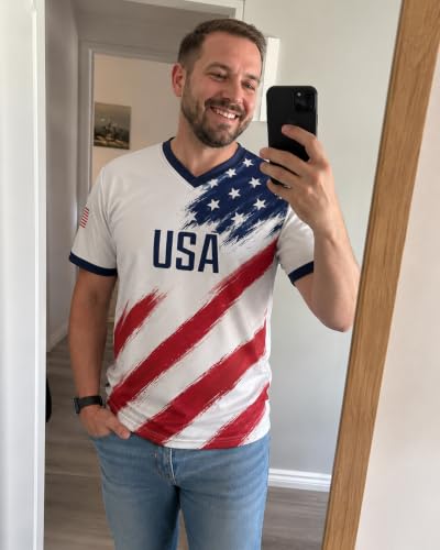 Tee Miracle Personalized USA Soccer Jersey