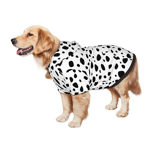 Zfyipok DALMACLTH07-DOG5 Cute Dalmatian Dog Costume, Animal Dalmatian Print Pet Clothes thumb #3
