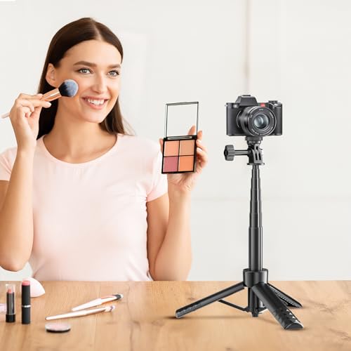 Palo selfie magnético y mini trípode de 25 pulgadas para iPhone y Osmo Pocket 3 en viajes 7