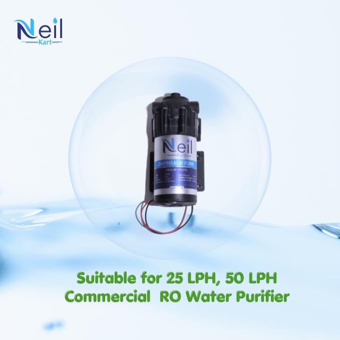 Neil-Kart Diaphram Pump-150 GPD Suitable for ALL Type of Commercial Water Purifiers (Pump-150 GPD) 2