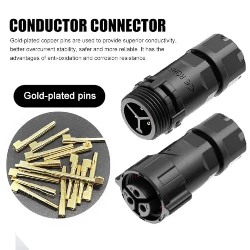 M28 plug de aviación industrial de 3 pines y soldadura backplane para 300V 5