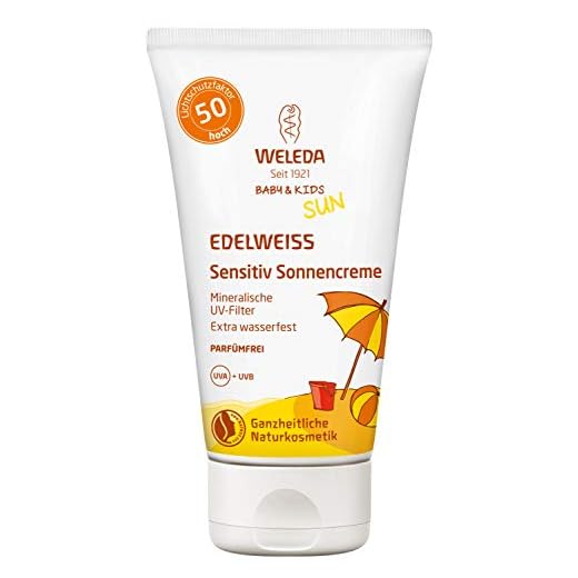 Weleda Edelweiss Sensitiv Crema solar FPS 50, 50 ml
