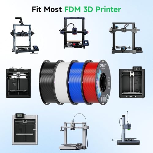 Image of Creality TPU Filament 1.75 2 kg, 95A 3D Printing Filament, High Hardness & Resilience, Soft Adhesive Material, Elastic, 1kg(2.2lbs) Flexible Filament 1.75mm, for 3D Printer