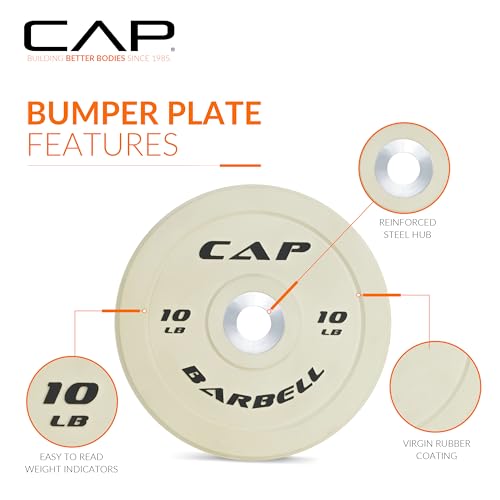 Image of CAP Barbell Rubber Olympic Bumper Plate | Multiple Options /Colors