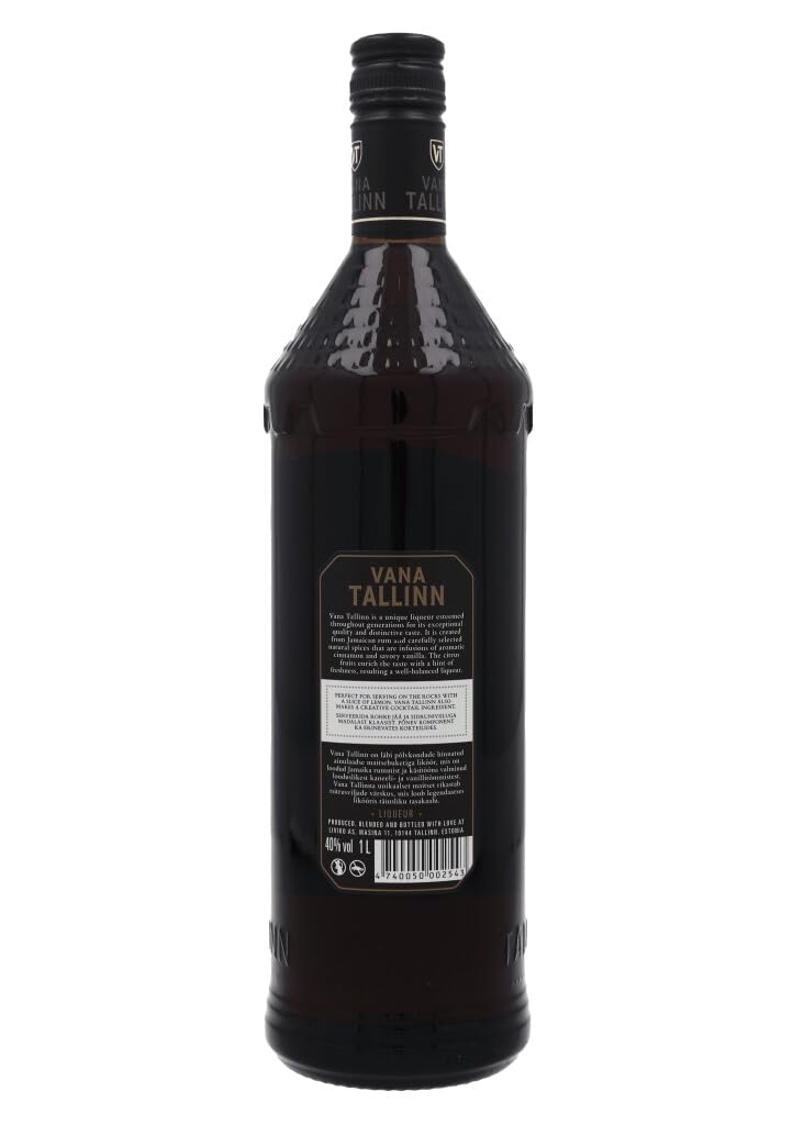 Vana Tallinn Autenthic Estonian Liqueur 40% Vol. 1l : Amazon.es