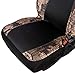 Browning Universal Front and Bench Seat Covers, Water Resistant for Car, Truck, and SUV, Morgan (Realtree Timber/Black), 2 Pack