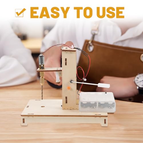 Mini perceuse de bureau en métal stable pour perçage vertical précis - 4