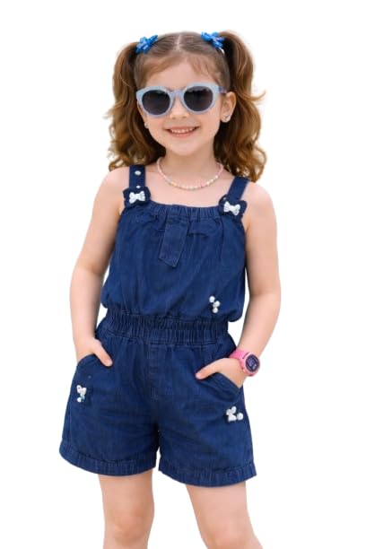 NJX EMD Girls Denim Summer Set | Stylish Top & Denim Shorts Outfit | Casual & Trendy Co-Ord Set - Review, Price and Buying Guide