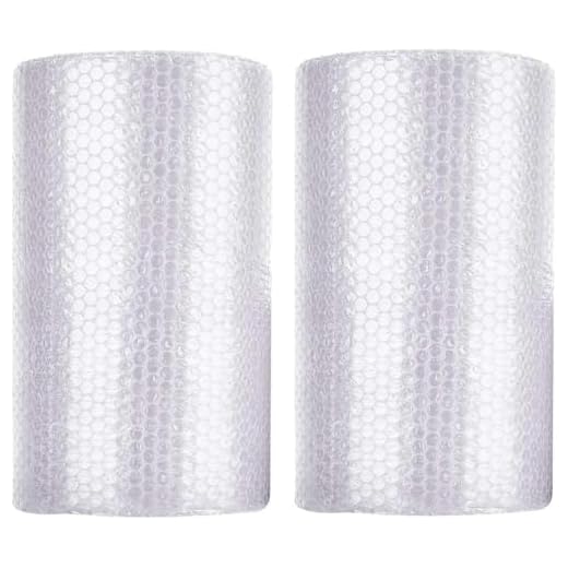 Dasen Bubble Cushioning Wrap Rolls for Packing Moving, 12 Inch x 72 Feet Total Perforated Every 12" Easy Tear Durable Air Bubble Roll for Shipping Packaging Materials Supplies (White)
