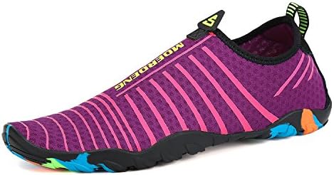 MOERDENG Men Women Water Shoes Quick Dry Barefoot Aqua Socks Swim Shoes for Pool Beach Walking Running