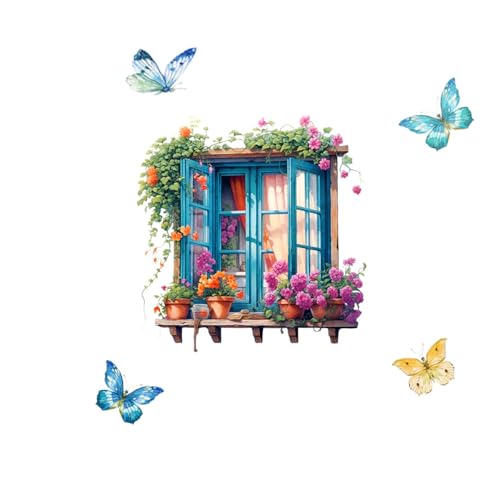 Vinilo Decorativo Mariposas Azul Oscuro 30x60 cm Pack 2 miniatura 5