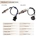 O2 Oxygen Sensor Upstream Downstream Fits for Chevy Cruze 2011-2016, Sonic 2012-2013 2017-2020 1.4L L4 Turbo, O2 Sensors Replace 234-4528 234-4529 2Pcs