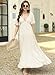 Kikibell Women's Summer Dresses FP Dupes Dress Sun Dresses Women Summer Casual Engagement Dresses for Photoshoot Beige L