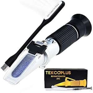 Tekcoplus Refraktometer 0-25% vol & 0-40% Brix