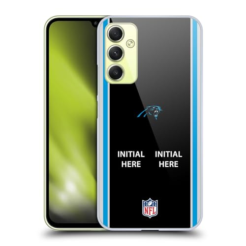 Coque rigide Samsung Galaxy A34 5G NFL Carolina Panthers protection personnalisée