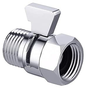 Fengxunzmm Duschkopf Absperrventil 1/2 Zoll Kugelhahn