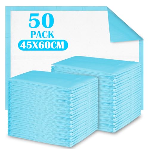 50 Stück Baby Wickelauflage, 45 × 60 cm Inkontinenzunterlage Wickelunterlage Einweg, Baby Changing â€¦ – Miniatur