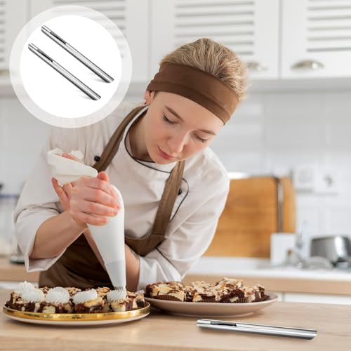 JJUNW 2Pcs Restaurant Crumb Sweepers, High Quality Stainless Steel Crumb Scraper, Crumber Tool for Waiters, Waitresses and Servers - Thumbnail 6