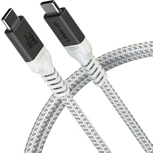 LINKUP USB 4 Kabel 80 Gbps 240W Weiß