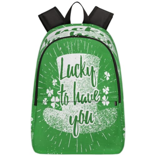 Sac à dos d'école 17.4 L Saint-Patrick TropicalLife pour ordinateur voyage enfant adulte