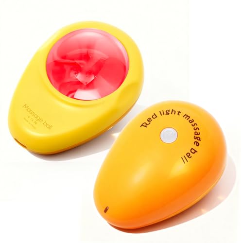 Red light roller ball massager,manual massage ball,trigger point massage tool,muscle