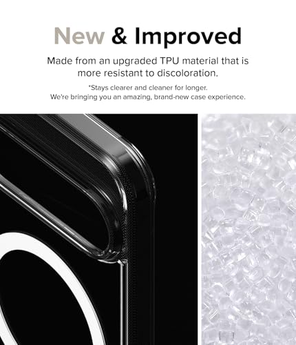 Image of Ringke Fusion Magnetic Compatible with Google Pixel 9 Pro /Pixel 9 Case Cover Magnetic Built-in Hard Back Soft TPU Bumper Scratch Resistant Natural Form Google Pixel 9 Pro /Pixel 9 Back Cover