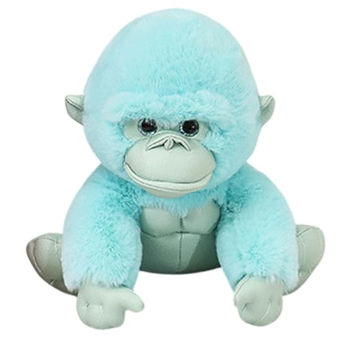 Huehkir Juguete de muñeca, Animales de Peluche Grandes para niños - Muñeco Blando Mono Grande Peluches de hiperrealistas de 7,87 Pulgadas,Gibbon Monkey Plush, Almohada de Animal de Juguete para