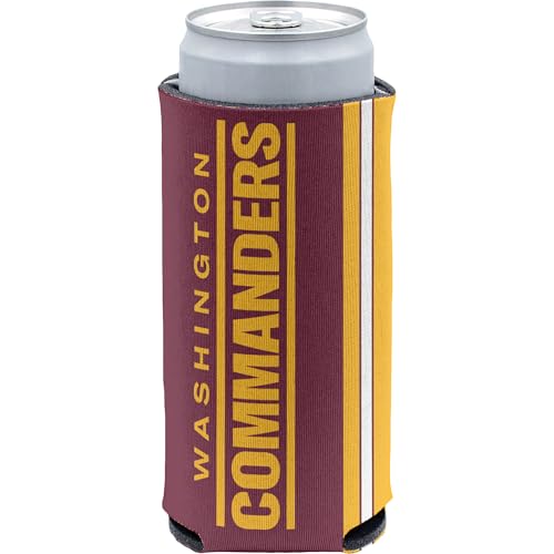 Isolant canette slim Washington Commanders pour vos barbecues et matchs