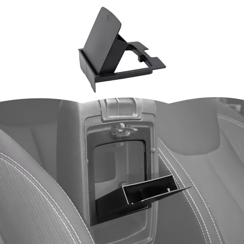 RT-TCZ Center Console Armrest Pad Storage Box Insert Hidden Tray Organizer Interior Accessories Compatible with Jeep Wrangler JK JKU 2011-2017