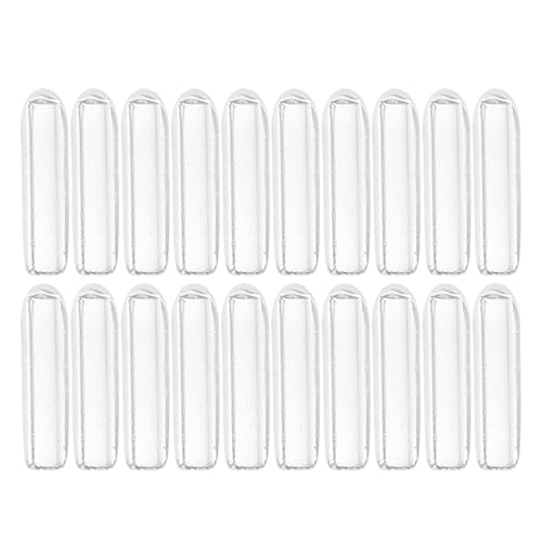Levemolo 20 Pezzi Manicotto in Gomma Con Gancio Cappucci Protettivi Trasparenti Per Grucce Coperture Delle Punte Dei Ganci in Filo Metallico Tappi Proteggi Grucce Pvc Transparent