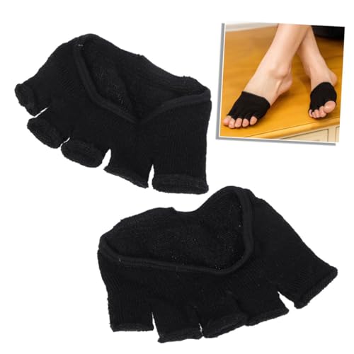 BESPORTBLE 5 Pair Pack Women's Forefoot Socks Invisible Five Toe Socks Non-slip Peep Toe Design Comfortable Breathable