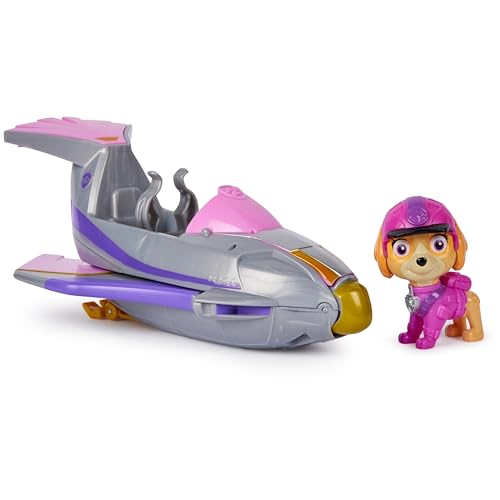 PAW Patrol Jungle Pups, Skye Falcon Vehicle, Toy Jet with Collectible Action Figure, Kids’ Toys for Boys & Girls Aged 3 and Up