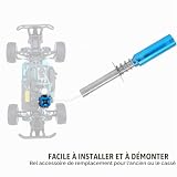 Naroote allumeur de bougie glow aluminium bleu pour HSP 1/10 photo 4
