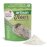 Better Batter Artisan Blend Multipurpose Certified Gluten-Free Flour, Top 8 Allergen Free, Cup for Cup Baking Alternative to Ordinary Flour 2.5LB Pouch