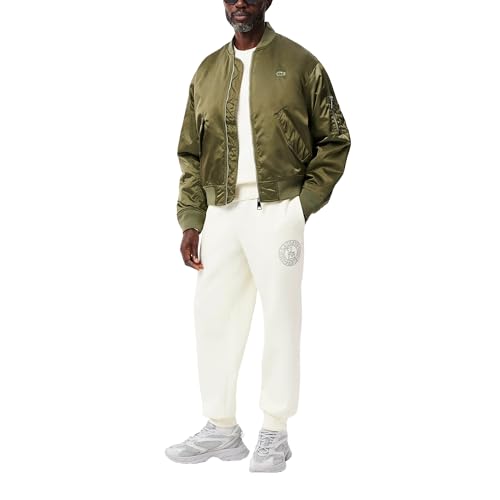 Lacoste Men's Water-Repellent Padded Bomber Jacket4