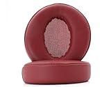 Replacement Ear Pads Compatible with Sony MDR-XB950BT MDR-XB950N1 MDR-XB950B1 MDR-XB950AP Wireless Headphones Made of Soft Protein Leather and Memory Foam Replacement Repair Accessory (red)