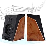 【MÚSICA HIFI SIN PÉRDIDAS】 Este par de parlantes de computadora brindan un sonido musical de alta fidelidad sin pérdidas y te hacen sentir que estás en el mundo de la música. La alta relación señal / ruido de hasta 65 dB garantiza un sonido de alta fidelidad sin pérdidas. Te permite escuchar la música original.