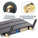 Bingfu Antena WiFi wkręca mini dwuzakresowa wymiana 2,4 GHz 5GHz RP-SMA