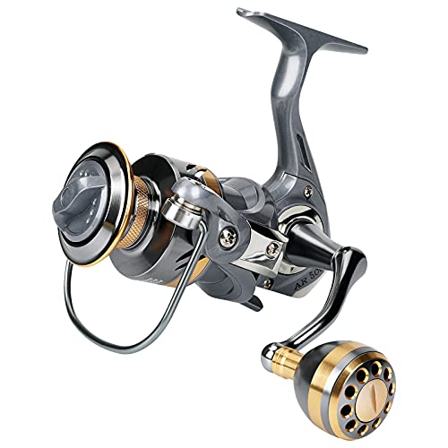 Acetop Spinning Reel, Lightweight Inshore Surf Fishing Reel, Heavy Duty Smooth Catfish Spinning Fishing Reel For Saltwater Freshwater Fishing Smooth Fishing Spinning Reel (5000) #TOP2