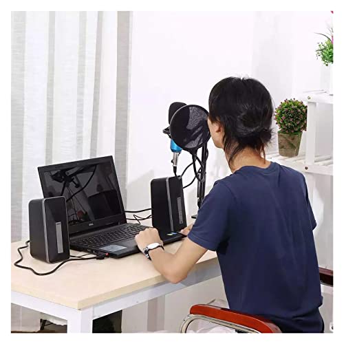 Microphone de studio condensateur bleu avec kit d'accessoires complet pour ordinateur - 5