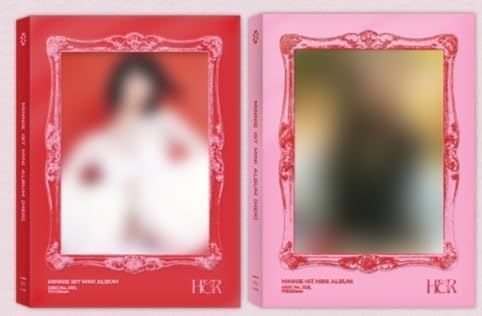 (G) I-DLE Minnie HER 1st Mini Album (Standard Set(Red+Pink)