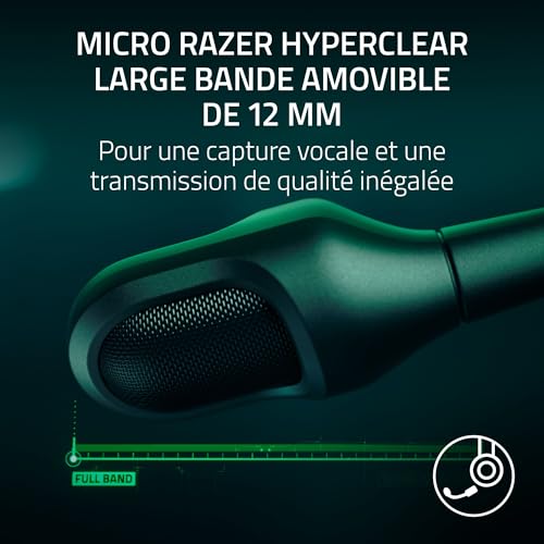 Razer BlackShark V3 Pro for Playstation Casque Gaming sans Fil avec réduction Active du Bruit ANC Haut parleurs Triforce 50mm HyperSpeed 2 4 GHz THX Spatial Audio PS5PC | - vue 4