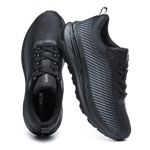 Image of GSLMOLN Women's Non-Slip Fashion Walking Shoes Breathable Mesh Tennis Gym Sneakers