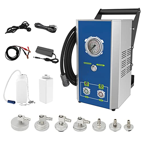 MOTOCOCHE 110V 220V Brake Fluid Bleeder Kit Electric with 7 Adapters, 0~3 Bar Automotive Oil Fluid Extractor Pump Compatible with Benz BMW Audi etc. - Two Modes