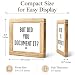 Wood Office Sign With Funny Quote But Did You Document It Box Wood Plaque Desk Decor Humorous Gift For Coworkers Office Decor Sign 5.9x5.9 Inch
